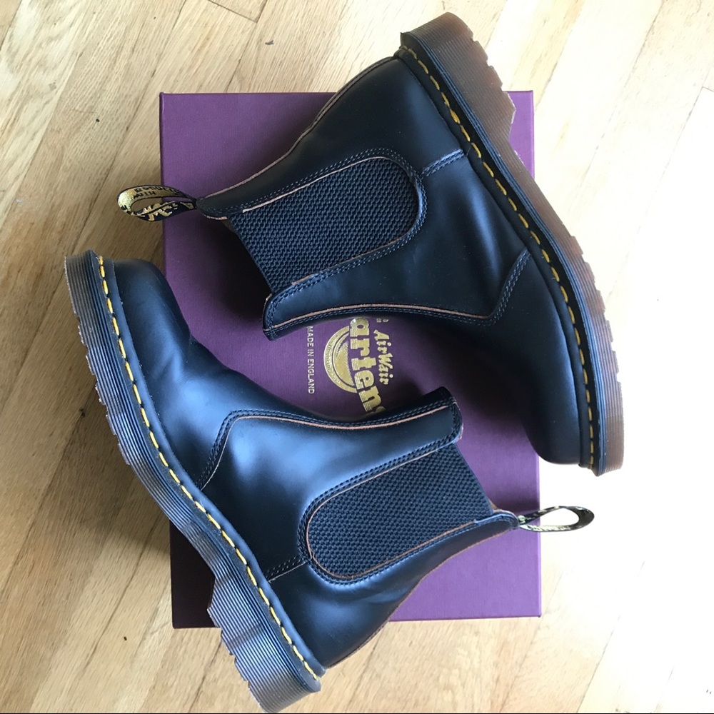Dr. Martens Made In England Leather Chelsea Boots